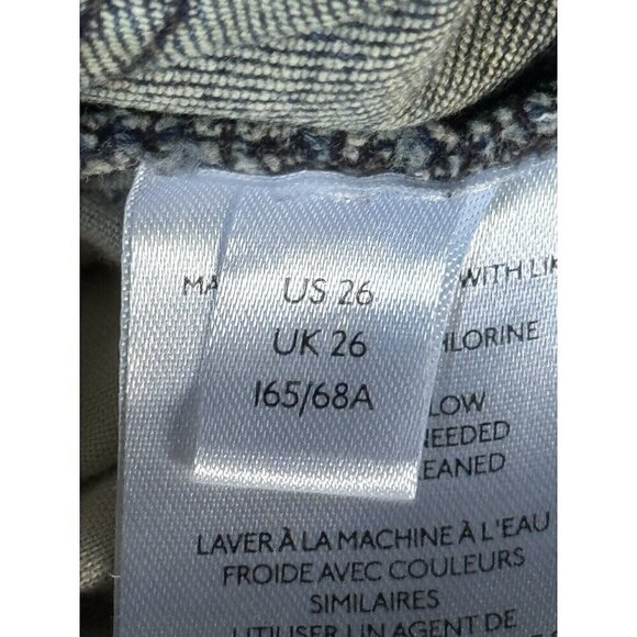 We The Free People Women's Sz 26 Reagan Exposed Button Front Distressed Jeans - Picture 6 of 9